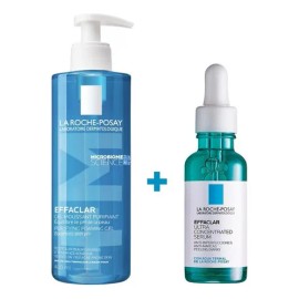 Gel Limpiador Purificante + Effaclar Sérum Ultra Concentrado La Roche-Posay