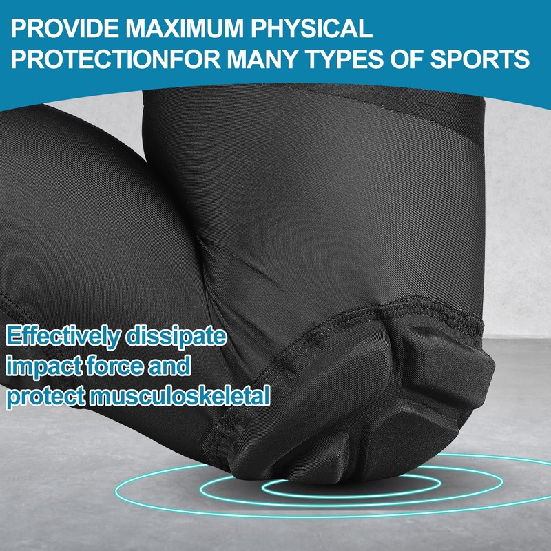 DGYAO Knee Calf Guard Support Pads Protector Padded Compression Sports
