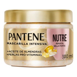 Mascarilla para cabello Pantene Nutre, Renueva y Sella Puntas con Aceite de Almendras 300 ml