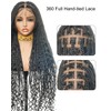 uBraids 36" Boho Knotless Box Braids with Curls Full Hand