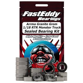 FastEddy Bearings Compatible with Arrma Granite Grom 1/18 RTR Monster Truck Sealed Bearing Kit