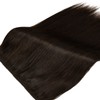 Invisible Wire Hair Extensions Human Hair 18 Inch 95g Hair