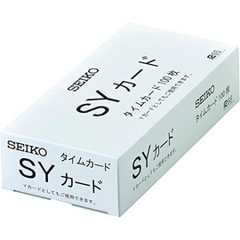 Seiko CA-SY Time Cards, SY Cards, Pack of 100