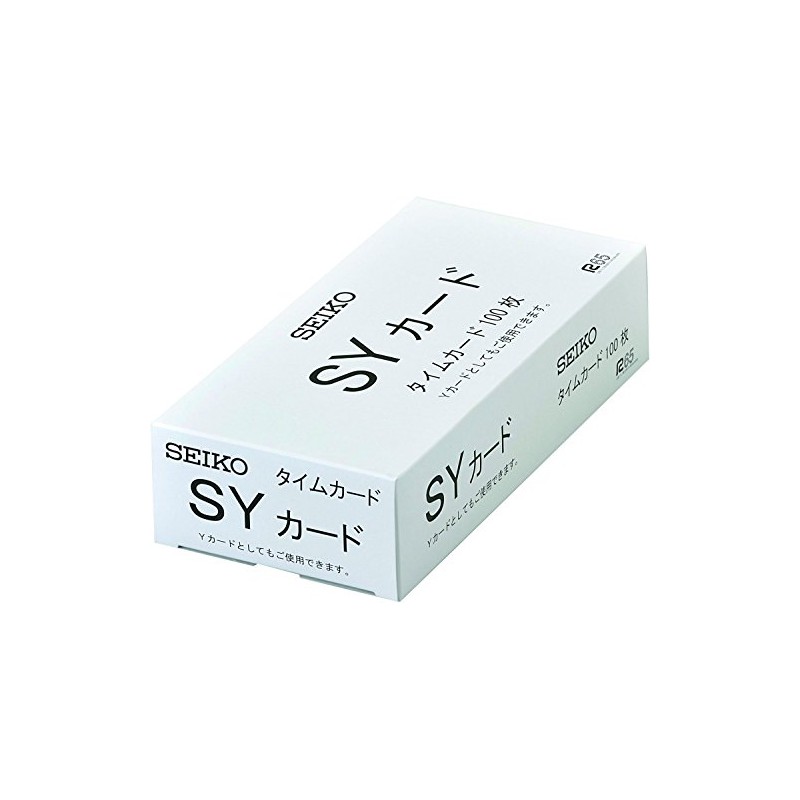 Seiko CA-SY Time Cards, SY Cards, Pack of 100