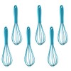 6Pcs Silicone Whisk, Mini Whisk Set, Small Whisks For Cooking,