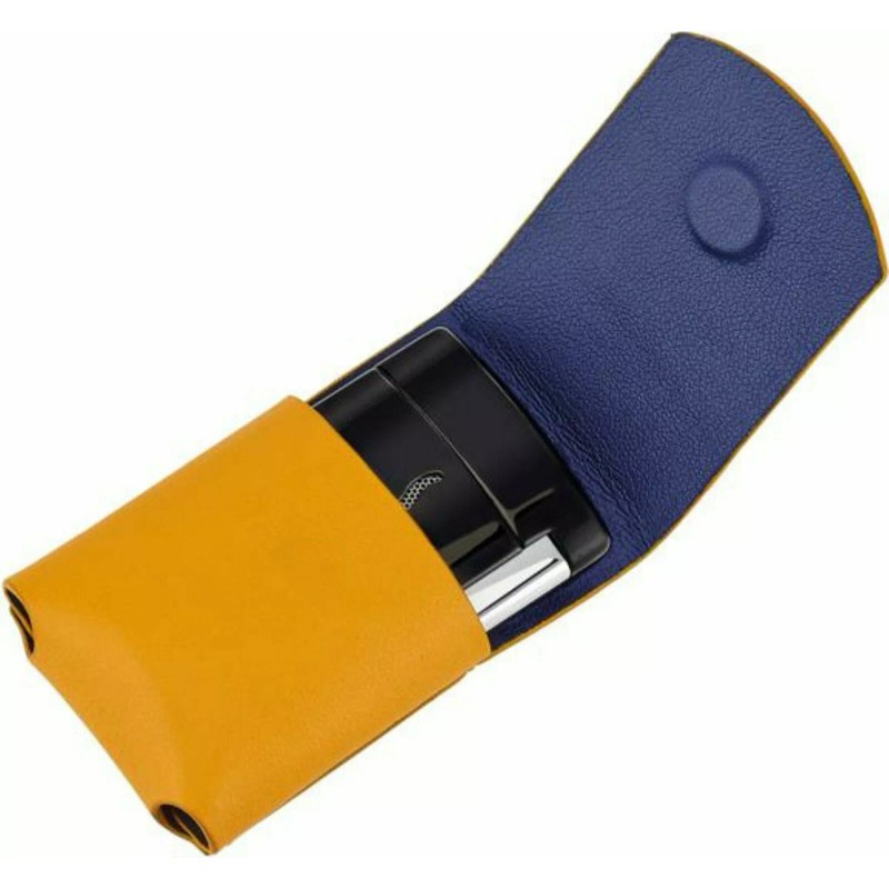 S.T. Dupont Leather Case Pouch For the Minijet Lighter, Yellow