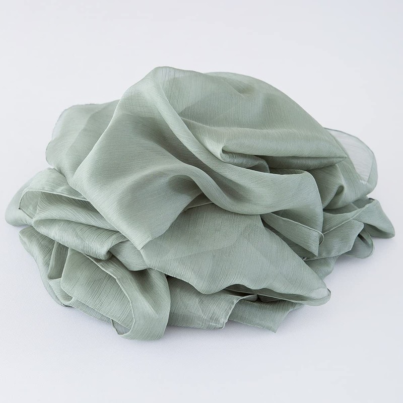 Chuqing Chiffon Table Runner, Green, 70 cm x 3 m,