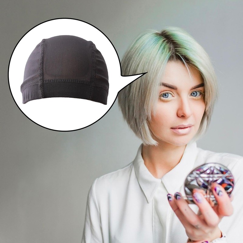 Pack of 6 Wig Cap Elastic Net Caps Soft Breathable