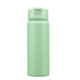 fitvia Thermal Flask "Mint" 500 ml Stainless Steel, Integrated Tea Strainer, Heat and Cold Function, Water Carafe