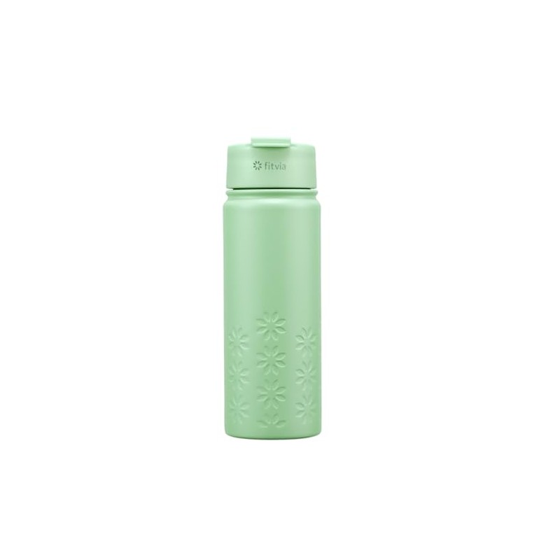 fitvia Thermal Flask "Mint" 500 ml Stainless Steel, Integrated Tea