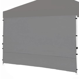 Canopy SunWall, 10x10ft Pop Up Canopy Sidewall for Instant Canopy Tent Gazebos, 1 Pack Sidewall Only Grey
