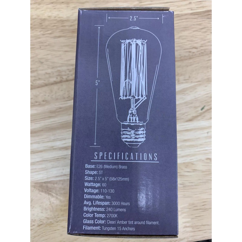 ELK Led Light Bulbs Elk Vintage Filament Light Bulb -