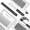 QUEWEL 5ml Cluster Lash Glue, Lash Bond Waterproof Sweatproof, Strong