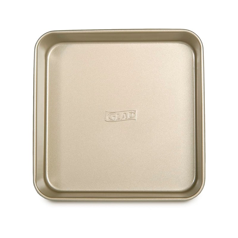 Glad Square Baking Pan Nonstick - Heavy Duty Metal Bakeware