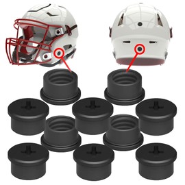 10Pcs Bladder Valve Screws for Riddell Speedflex & Speed Lcon Helmet, Full Set of High Impact Resistant Valve Caps Replacement for Football Helmets,Football Helmet Repair Kit