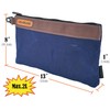 WELKINLAND Heavy-Duty Canvas Tool Pouch - 4PCS, 12" Waxed Canvas