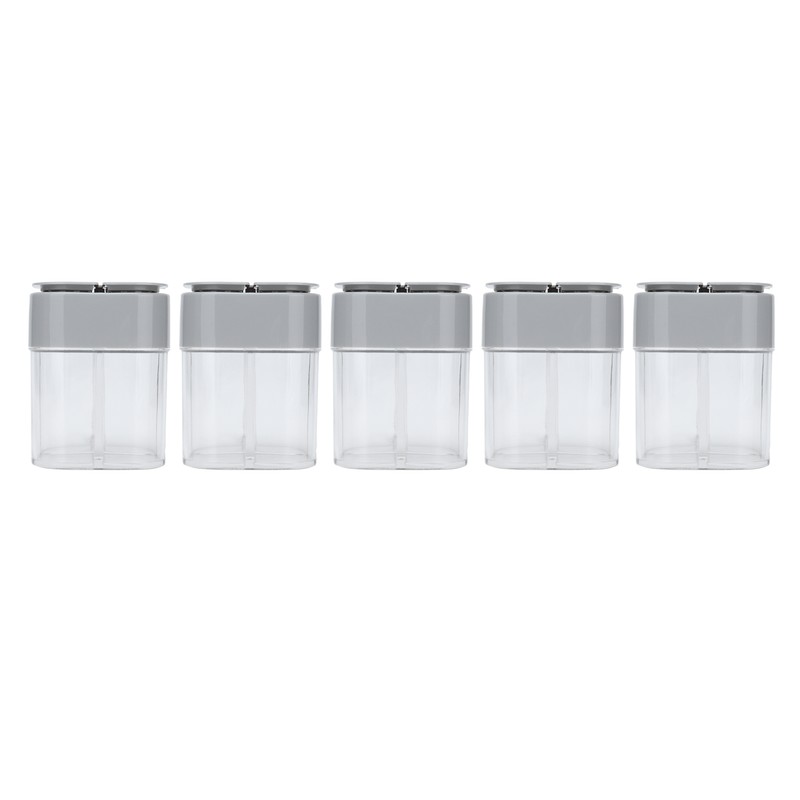5pcs 4 in 1 Spice Container Seasoning Spice Shaker with