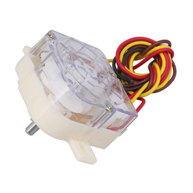 Walmine Plastic Washer Timer 5 Wire Square Washing Machine Control