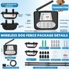 Wireless Dog Fence, Invisible Fence for Dogs, Electric Dog Fence
