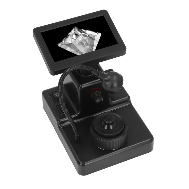 Diamond Waist Code Microscope 1000X Magnification 4.3 Inch LCD Screen