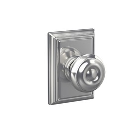 SCHLAGE Lock Company F10GEO625ADD Addison Collection SCHLAGE Passage Knob, Bright Chrome