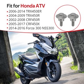 JAVIK 2PCS Cylinder Head Cover Bolt Fit for Honda TRX450R TRX450ER CRF450R CRF450X Forza 300 NSS300 2005-2017, OEM#90002-MEB-670