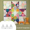 45 Degree Double Strip Ruler Double Strip Quilting Ruler Creative