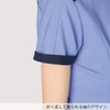 Fork 7022SC Women's Scrubs Lab Coat, Dark navy × turquoise
