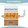 J-Bolt Post Hinge 8",J-Bolt Gate Hinge with 5/8" Male Hinge
