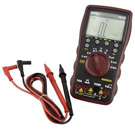Testboy 316 Digital Multimeter (Digital Multimeter for Electrical Installation, Service and Industry, Easy-to-Read 40 mm Display with Backlight, Continuity Test and Resistance Measurement)