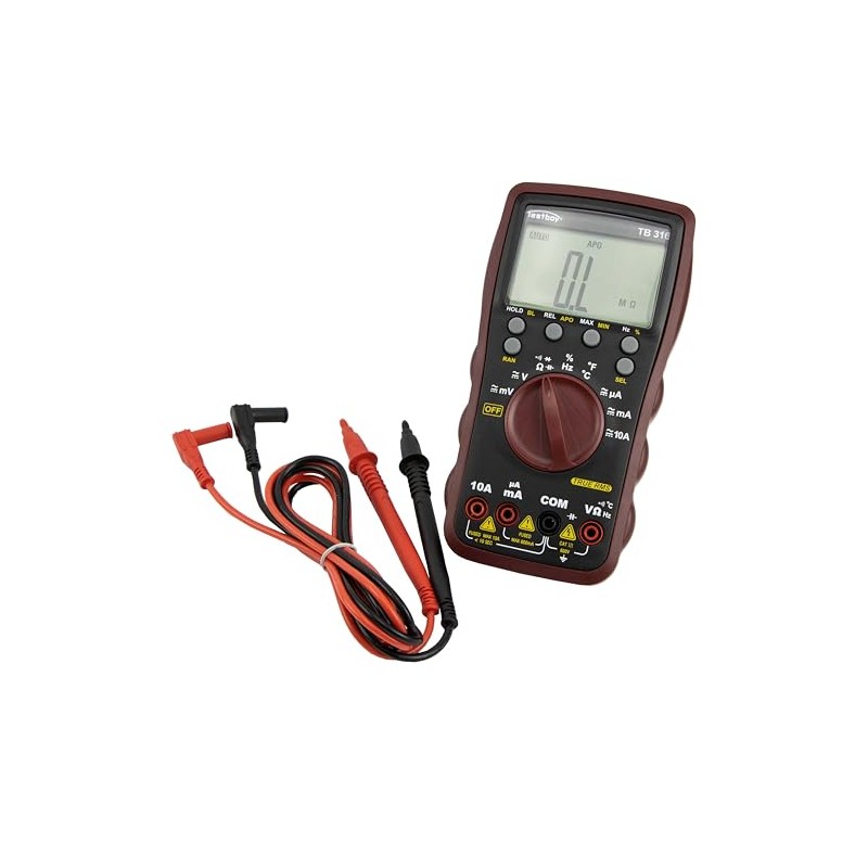 Testboy 316 Digital Multimeter (Digital Multimeter for Electrical Installation, Service