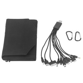 Solar Panel 15W 5V Dual USB Output Portable Folding Solar Charging Panel for Outdoor