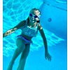 Splash Place SWIM GOGGLES with Fabric Strap - RAINBOW UNICORN