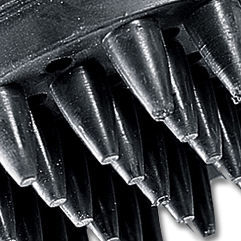 Rubber Groomer Zauberstriegel, schwarz, Einheitsgröße,