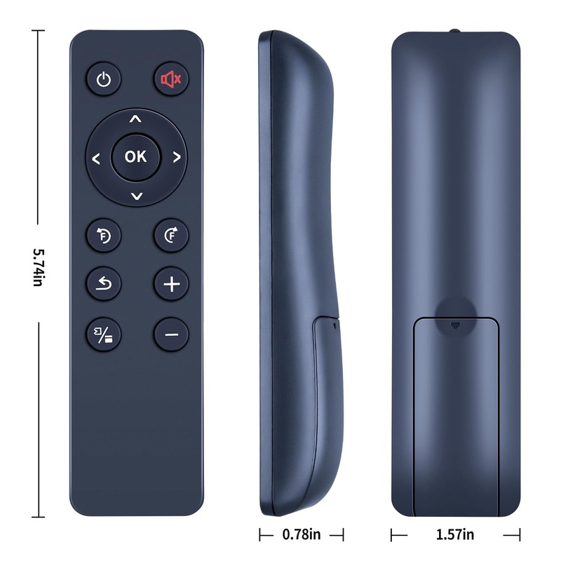 TCNOUMT Replacement Remote Control fit for NexiGo Projector PJ20