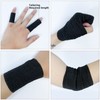 [8 Pack 4" x 5 Yards] Black- Self Adhesive Cohesive