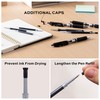 deli Gel Pen Refills, 60 Pcs Retractable Pen Refills Black