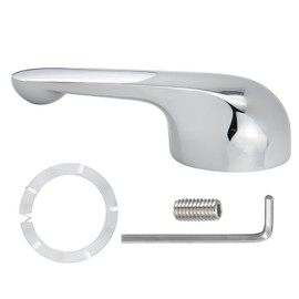 H79 Single Metal Lever Shower Handle Kit, Compatible with Delta 1300/1400 Series Tub Faucet Replacement, Chrome