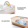 Adjustable Baby Travel Play Arch, Detachable Activity Musical Animal Toys