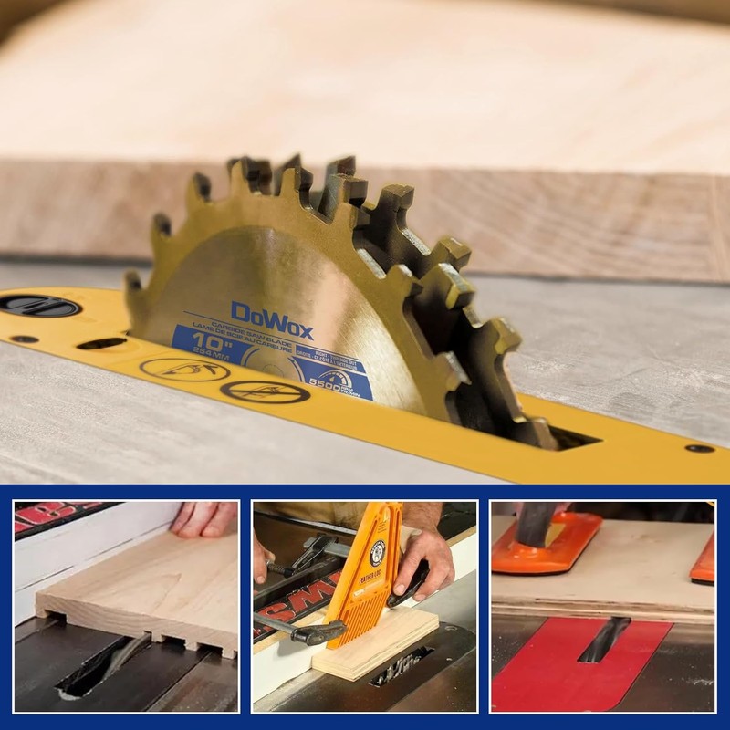 10" Carbide Stacked Dado Saw Blade Set, Pro Dado Set