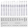 MEEDEN Micro Detail Paint Brush Set,15 Tiny Professional Miniature Fine
