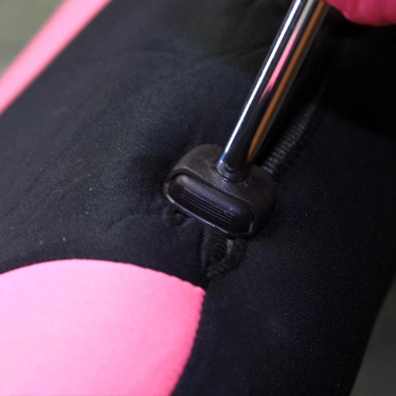 eAutocel For Subaru New Black and Pink Cloth Car Truck