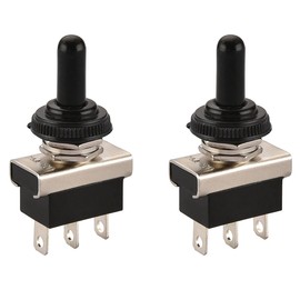 heschen (Hudson) Car Toggle Switch ON/OFF/ON SPDT 3 Pins 3 Positions VDC A Waterproof Cap with