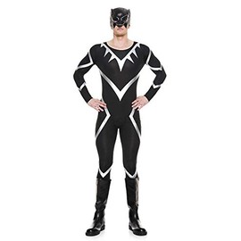 2 PC. Men's Panther Costume Set (X-Large) Black