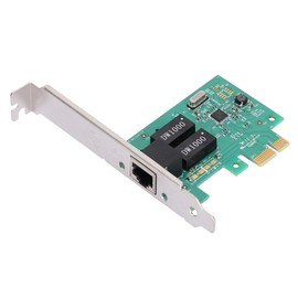 PCI-E Gigabit Ethernet Network Card Adapter Realtek 8111E Single Port 10/100/1000Mbps LAN Card Gigabit Ethernet NIC Network Card with Single Port for Windows 7, 8 and 10 Linux