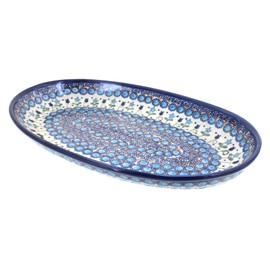 Blue Rose Polish Pottery Savannah Oval Platter