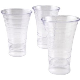 Polar Ice Disposable Plastic Spiral Shot Cups, 1.75 oz., Clear, Package of 50