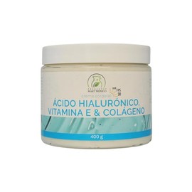 Productos Mart Mexico Crema Facial & Corporal De Vitamina E, Colágeno & Ácido Hialurónico Con Filtro Productos Mart Mexico 400 Grs