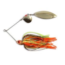 Northland Fishing Tackle Reed Runner Tandem Spin - Premium Spinner Baits for Freshwater - Lures for Bass, Pike, and Musky, Crawfish, 3/8 Oz