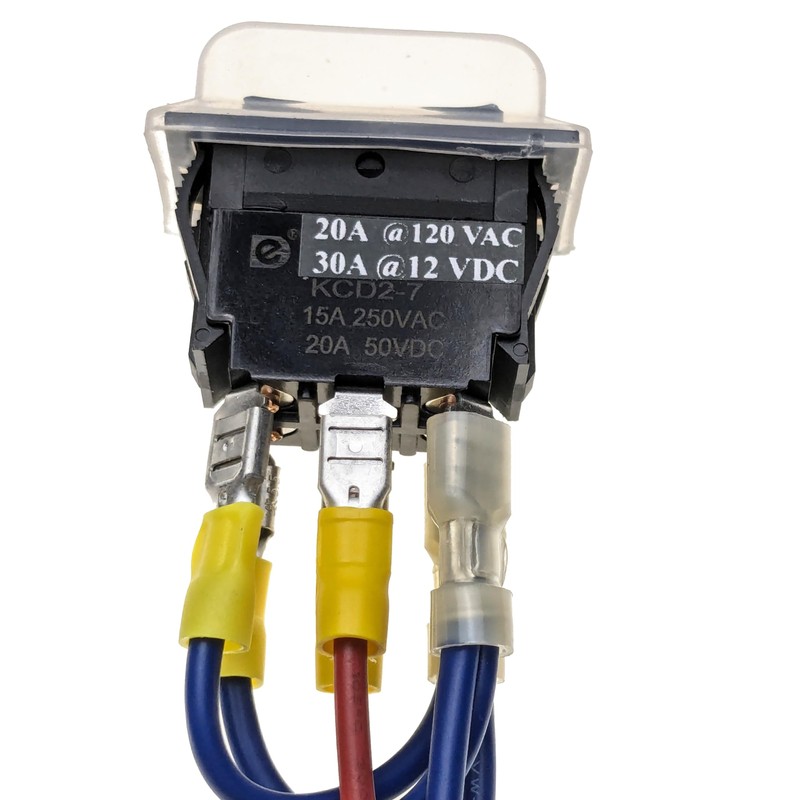 IndusTec Wired 30A Reverse Polarity Switch 12V 3 Position DPDT